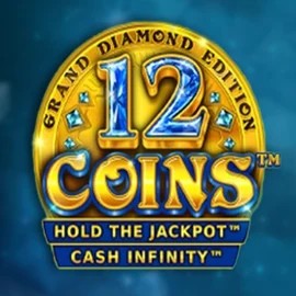 12 Coins Grand Diamond Edition logo – Slots by Wazdan at Wild Robin Casino