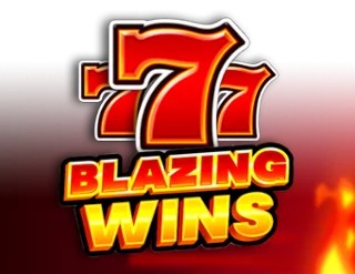 Blazing Wins logo by Playson at Wild Robin Casino