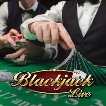 Official Live Casino logo: Live Blackjack by Evolution at Wild Robin Casino