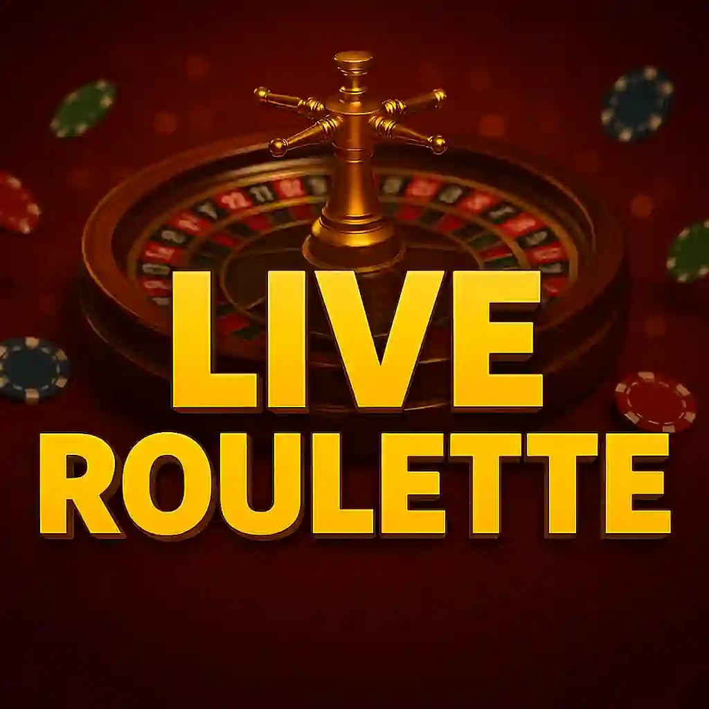 Live Roulette online game logo by Evolution on wilds-robin.pl
